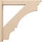 Ekena Millwork 5 1/2-in W x 34-in D x 34-in H Balboa Trad Rough Cedar Woodgrain TimberThane Outlooker, Primed Tan OUTUR055X34X34BOA04RCPR - alternate 4